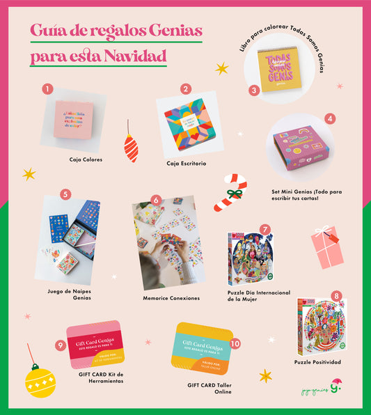 GUÍA DE REGALOS: TODAS SOMOS GENIAS ESTA NAVIDAD