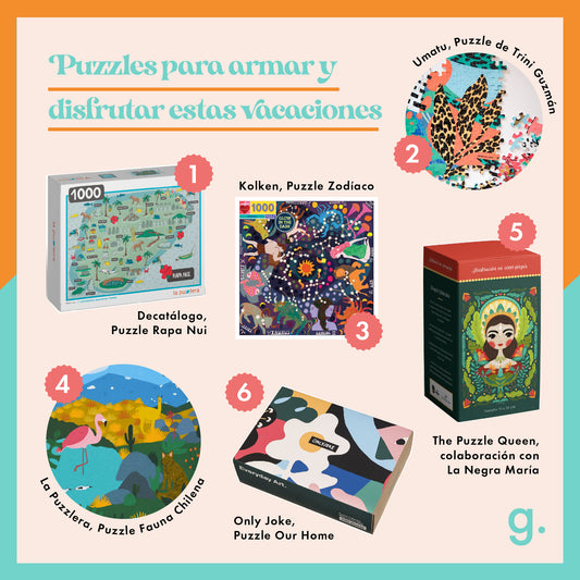 GUÍA DE REGALOS: PUZZLES PARA ENTRETENERSE ESTAS VACACIONES