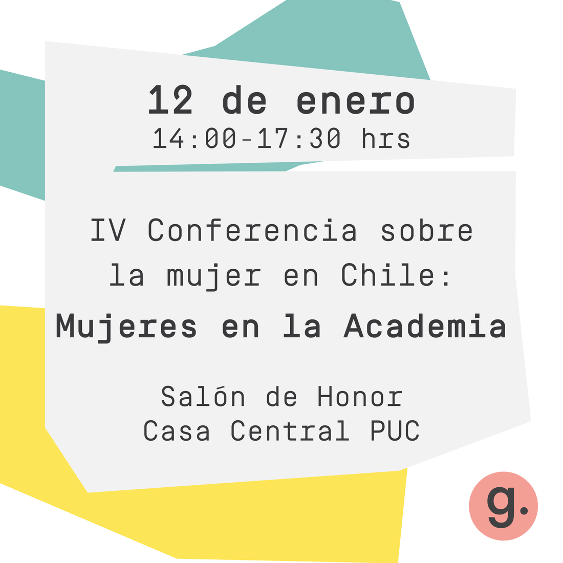 Conferencia "Mujeres en la Academia"
