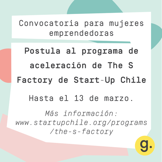 Postula al Programa para Start-ups lideradas por mujeres