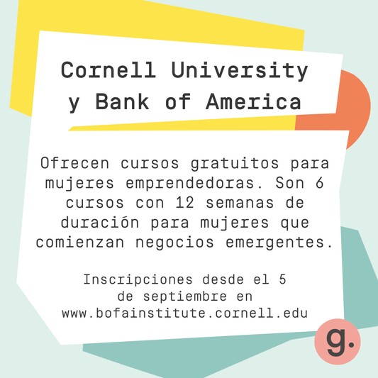 CURSOS GRATUITOS PARA MUJERES EMPRENDEDORAS