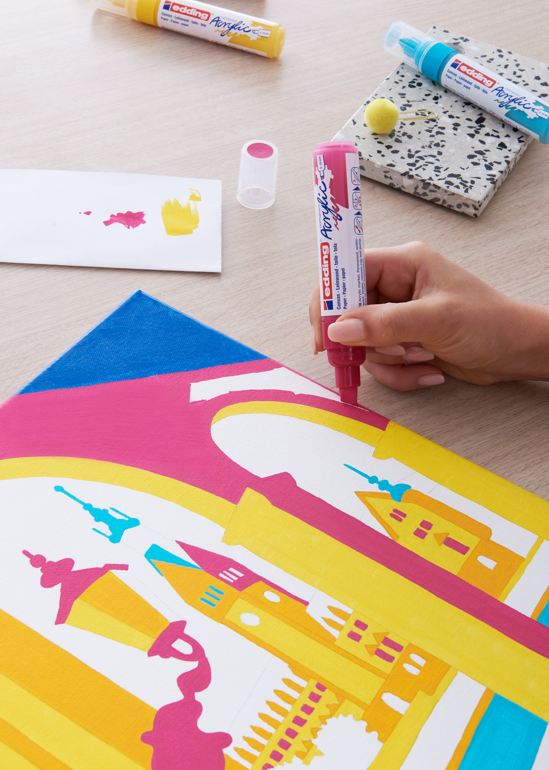 Estas vacaciones, desarrolla tu creatividad junto a los marcadores Edding
