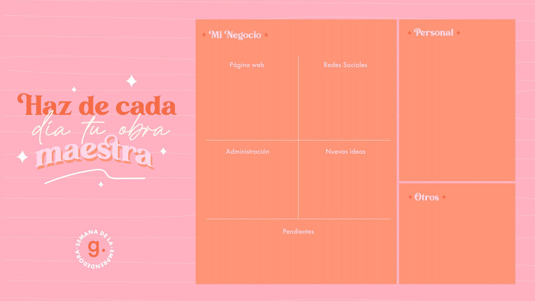 DESCARGABLE: ORGANIZA TU EMPRENDIMIENTO