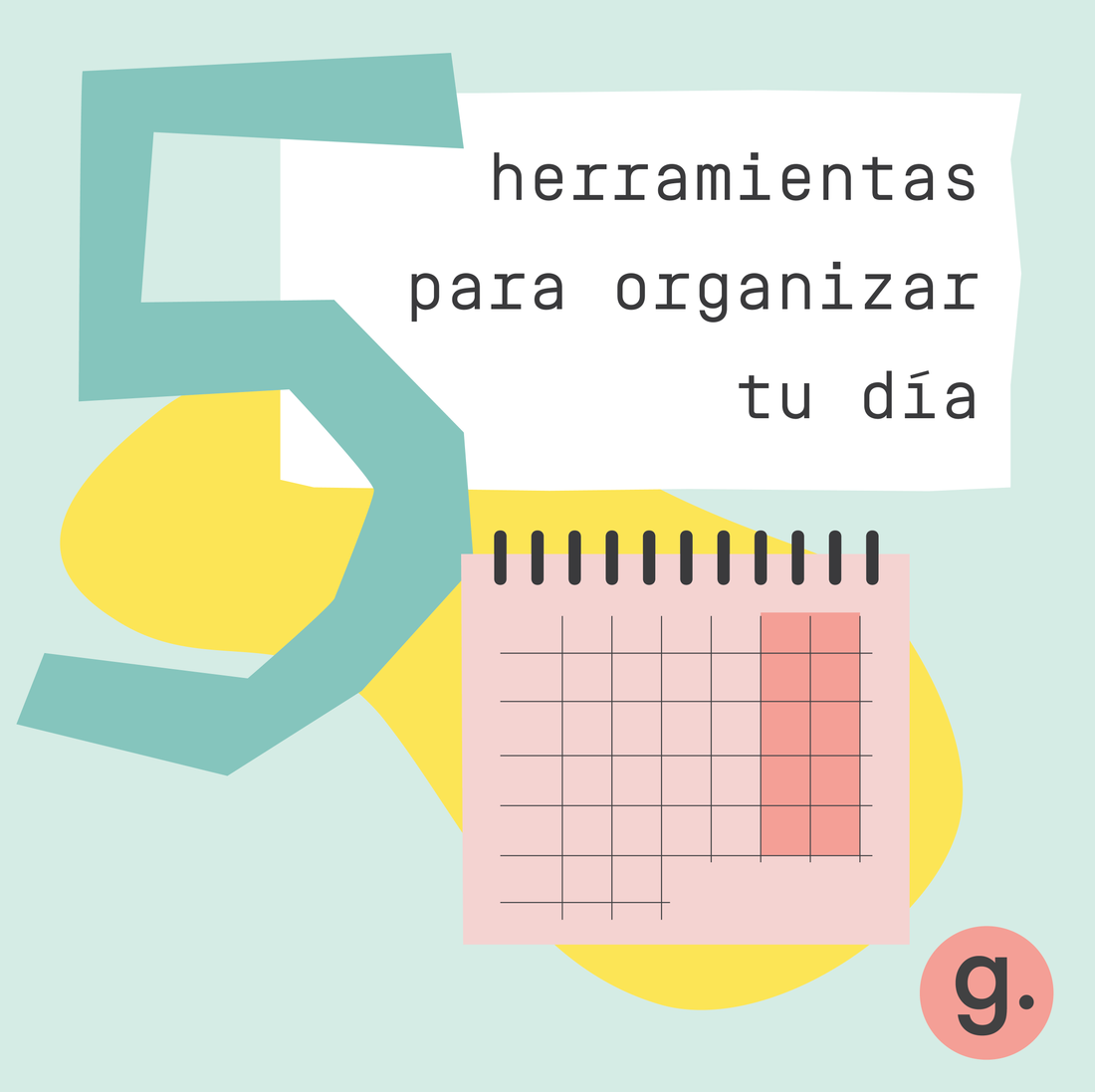 5 MANERAS DE ORGANIZAR TU DÍA