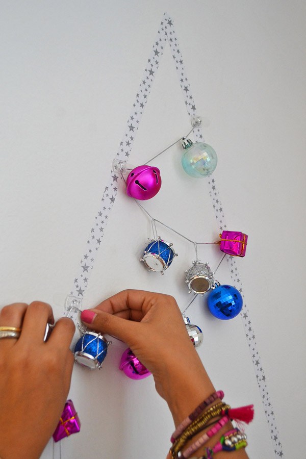 HAZLO TÚ MISMA: ÁRBOL DE NAVIDAD CON WASHI TAPE