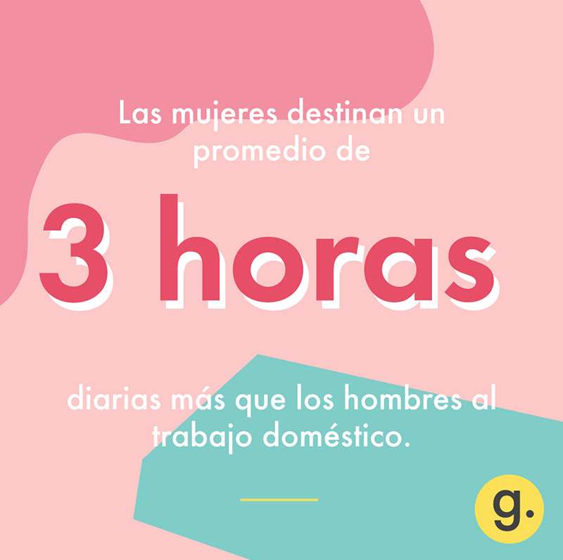 CIFRA: LAS MUJERES DESTINAN 3 HORAS DIARIAS MÁS QUE LOS HOMBRES AL TRABAJO DOMÉSTICO