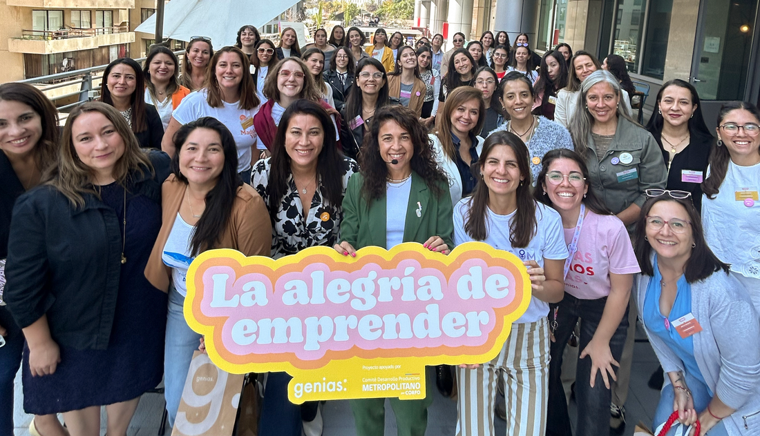 Genias y Corfo  lanzan la beca para emprendedoras: “La Alegría de Emprender”