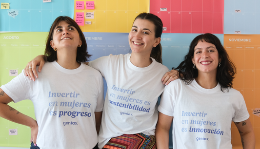 Invertir en mujeres: campaña Genias 8M 2026