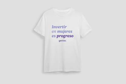 Polera "Invertir en Mujeres"