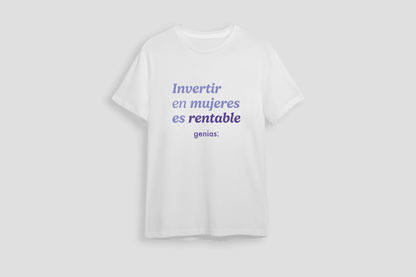 Polera "Invertir en Mujeres"