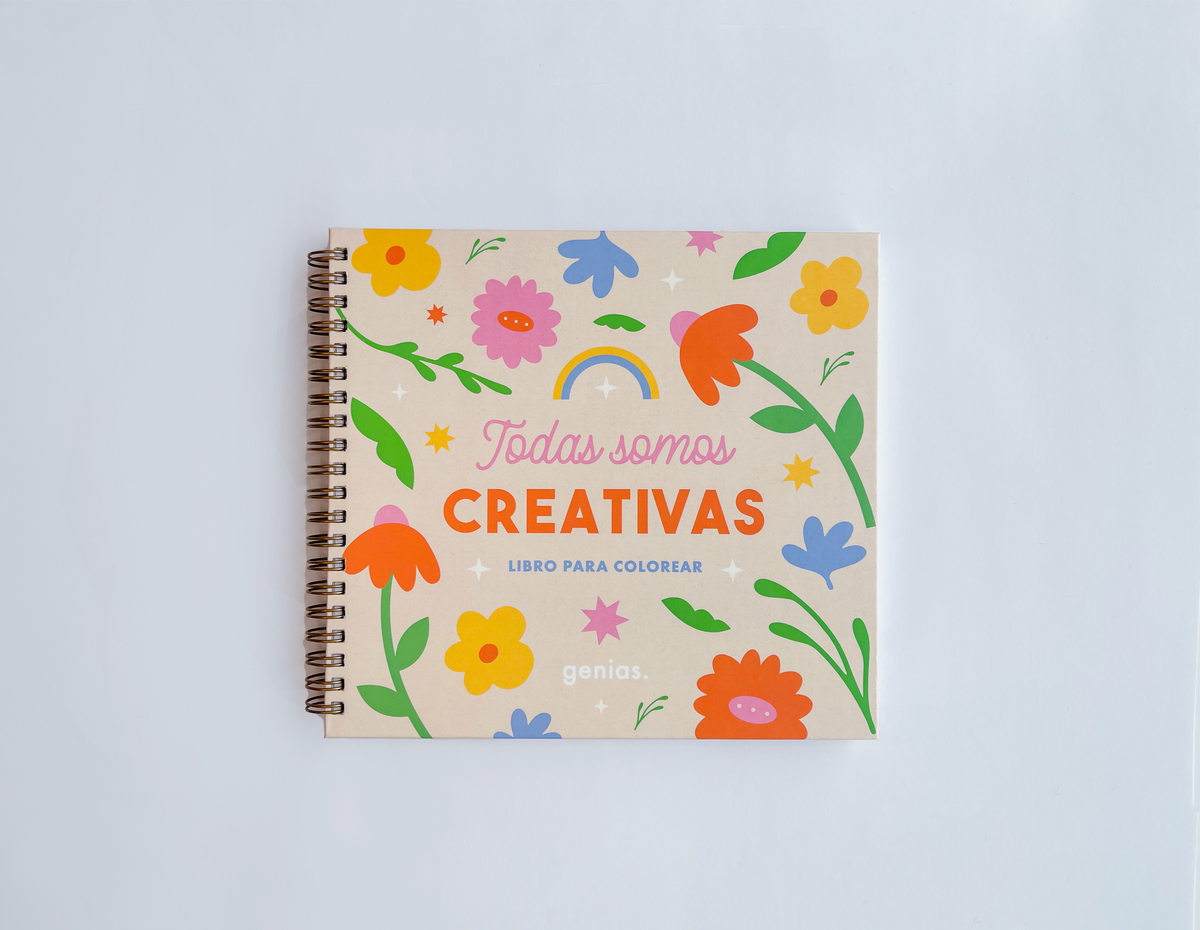 Libro para pintar "Todas Somos Creativas"