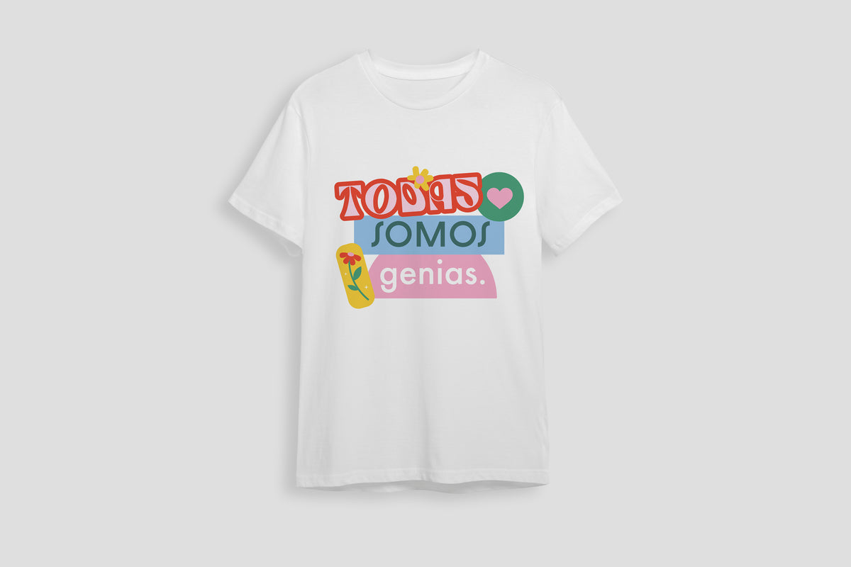 Polera "Todas Somos Genias"